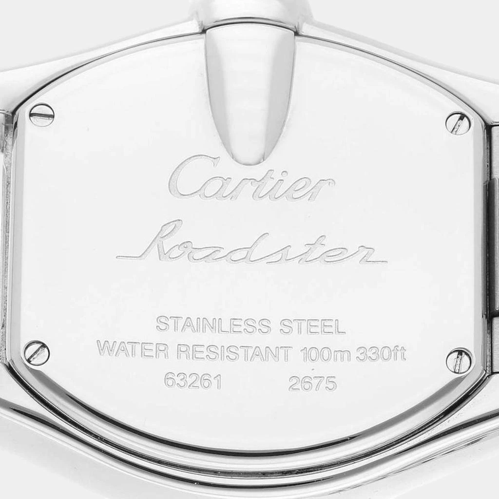 商品[二手商品] Cartier|Cartier Roadster Small Pink Dial Steel Ladies Watch W62017V3,价格¥33541,第4张图片详细描述