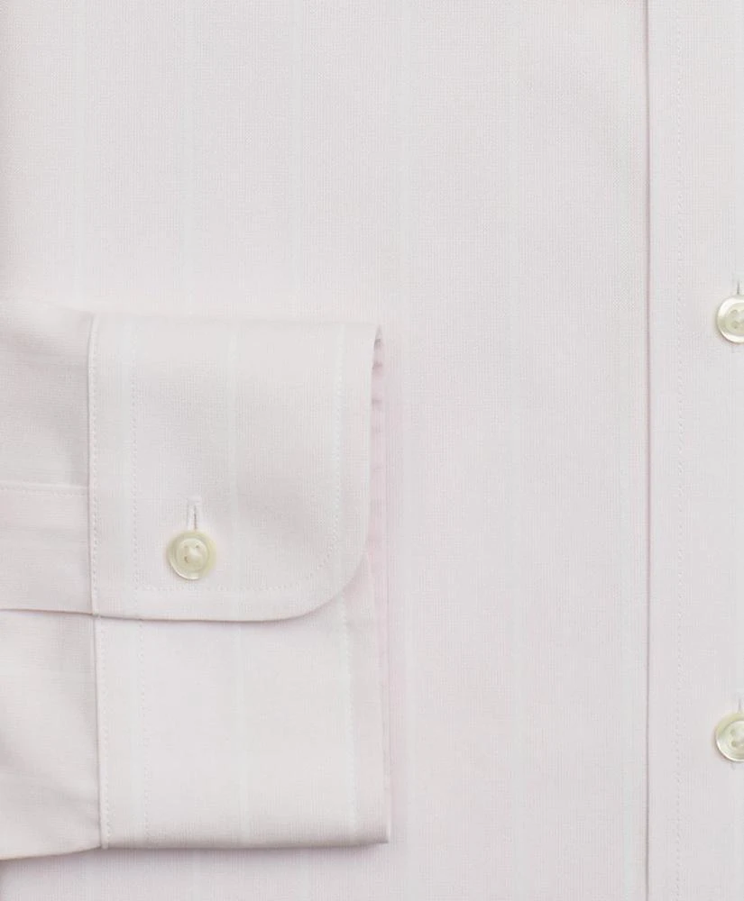 商品Brooks Brothers|Stretch Regent Regular-Fit Dress Shirt, Non-Iron Pinstripe,价格¥314,第3张图片详细描述