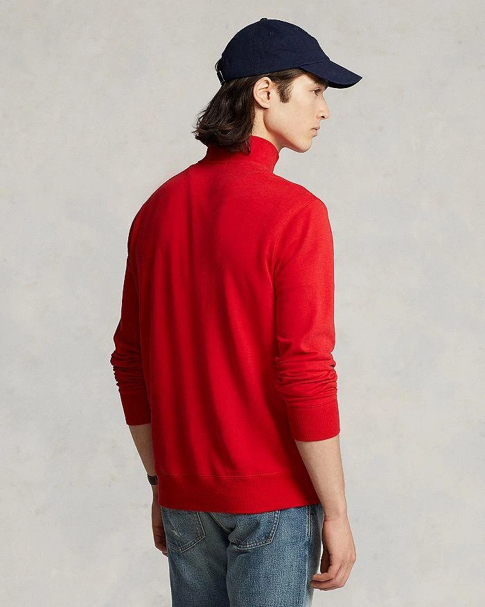 商品Ralph Lauren|男士 奢华平纹针织 半拉链套头衫,价格¥532,第3张图片详细描述