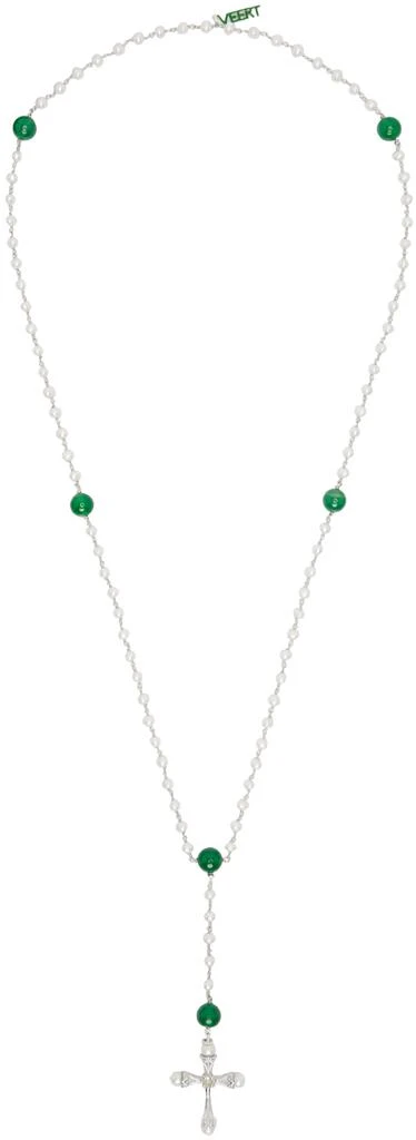 商品VEERT|White Gold Rosary Necklace,价格¥1707,第1张图片