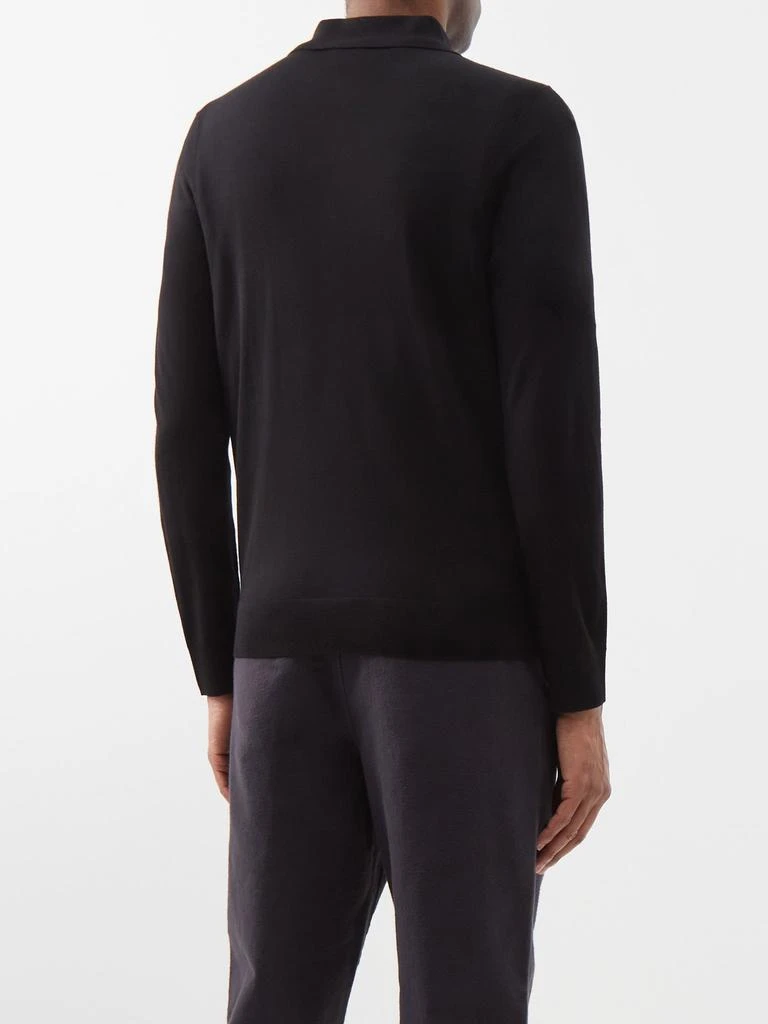 商品Paul Smith|Long-sleeved merino polo shirt,价格¥1350,第5张图片详细描述