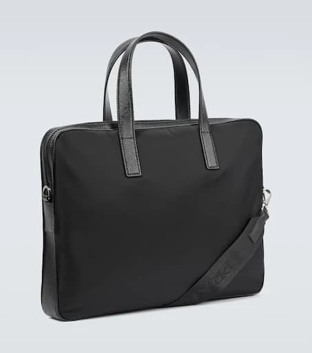 商品Prada|Re-Nylon皮革边饰公文包,价格¥22111,第5张图片详细描述