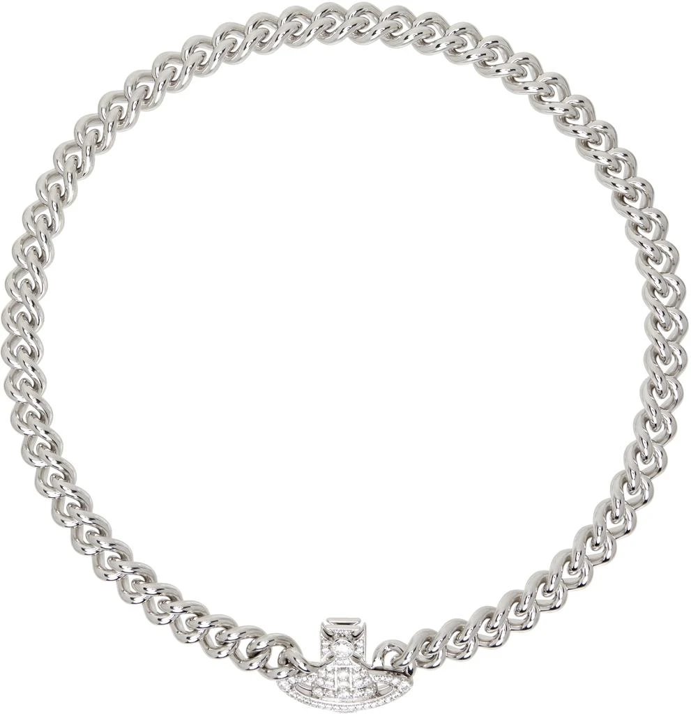 商品Vivienne Westwood|Silver Graziella Small Choker,价格¥2387,第1张图片