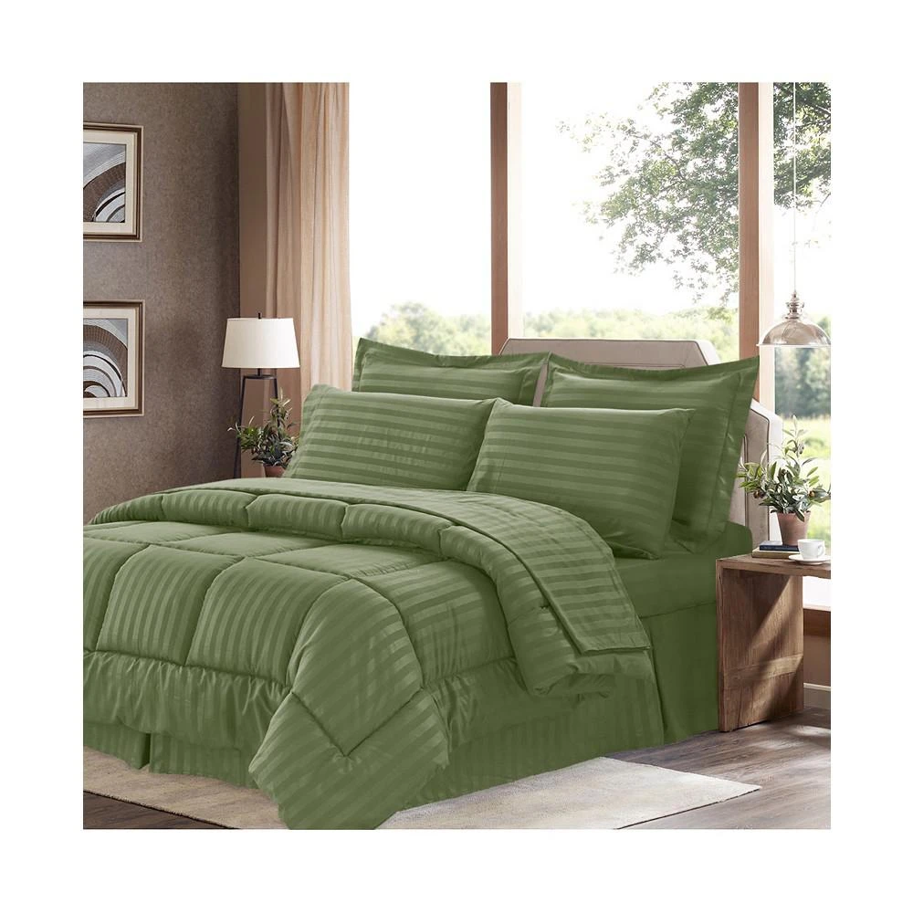商品Sweet Home Collection|Dobby Embossed King 8-Pc Comforter Set,价格¥1568,第1张图片详细描述