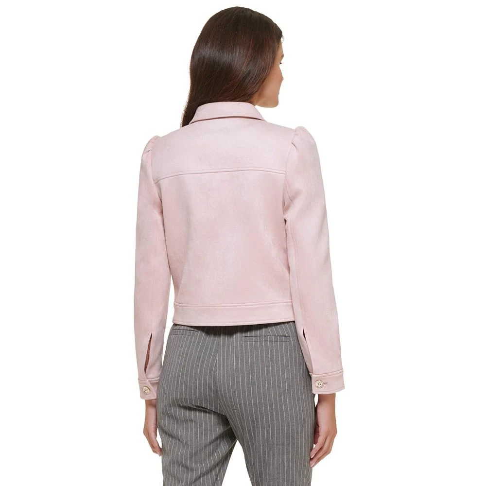 商品Tommy Hilfiger|Women's Puff-Shoulder Button-Front Jacket,价格¥1025,第2张图片详细描述