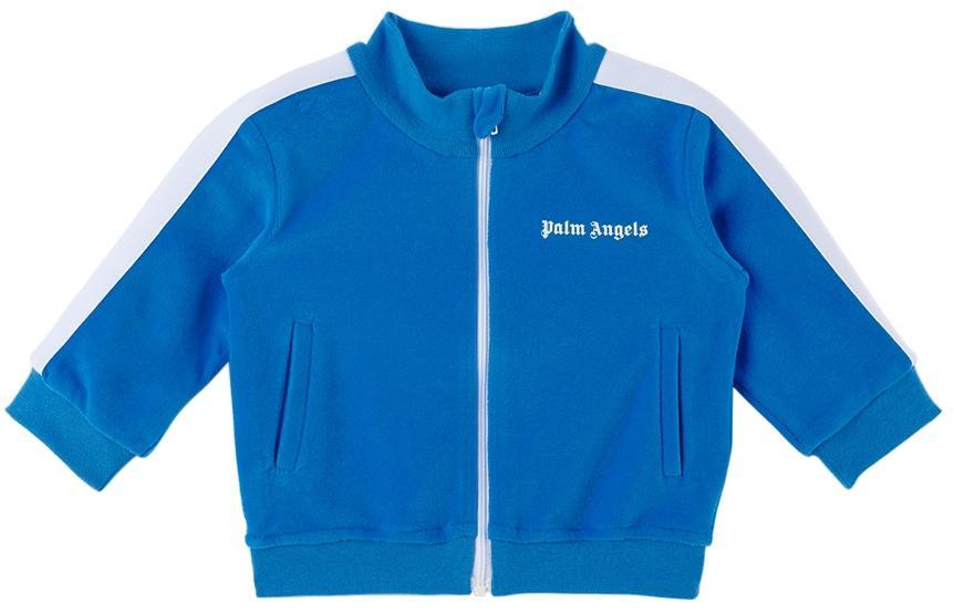 商品Palm Angels|Baby Blue Stripe Trim Track Jacket,价格¥2317,第1张图片