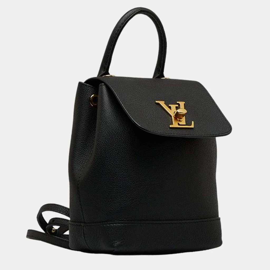 商品[二手商品] Louis Vuitton|Louis Vuitton Black Leather Lockme Backpack,价格¥18591,第1张图片
