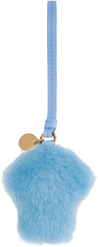 商品Versace|Blue Medusa Fluffy Charm Keychain,价格¥1383,第2张图片详细描述