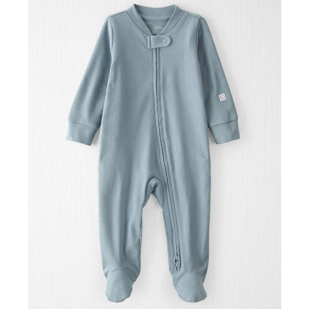 商品Carter's|Baby Boys Organic Cotton Sleep & Play Footed Coverall,价格¥105,第1张图片