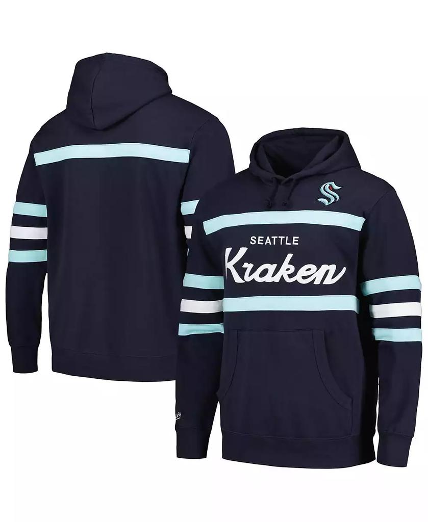 Sudadera con capucha azul marino para hombre, entrenador principal de los Seattle Kraken. image 2