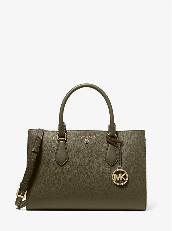 商品Michael Kors|Valerie Medium Pebbled Leather Satchel,价格¥1258,第1张图片