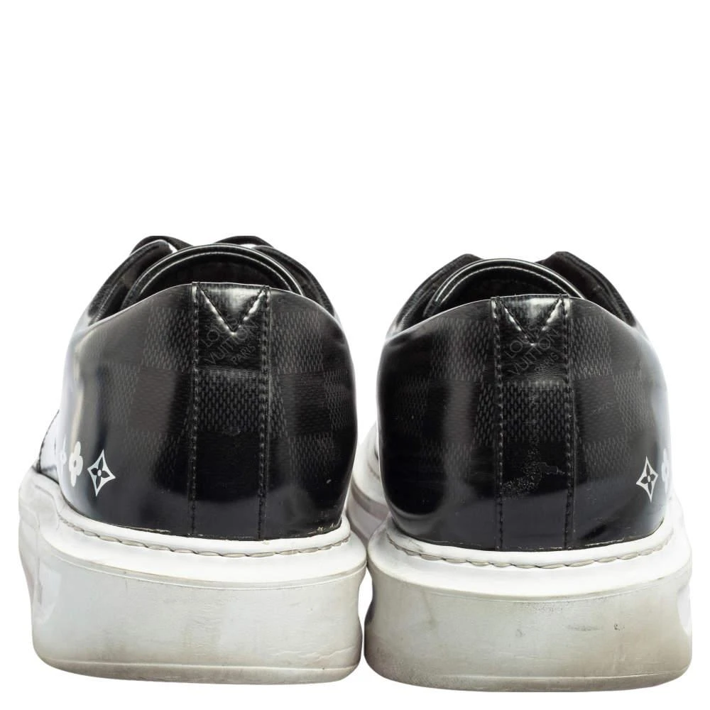 商品[二手商品] Louis Vuitton|Louis Vuitton Black Damier Glazed Canvas Beverly Hills Low-Top Sneaker Size 43.5,价格¥2968,第5张图片详细描述