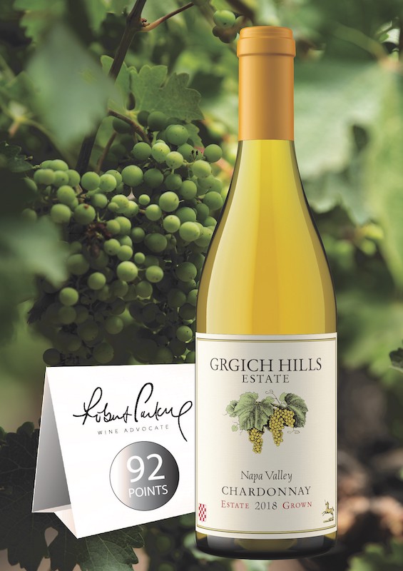 古力奇山庄纳帕霞多丽干白葡萄酒 2018 | Grigich Hills Chardonnay 2018 (Napa Valley, CA)商品第1张图片规格展示