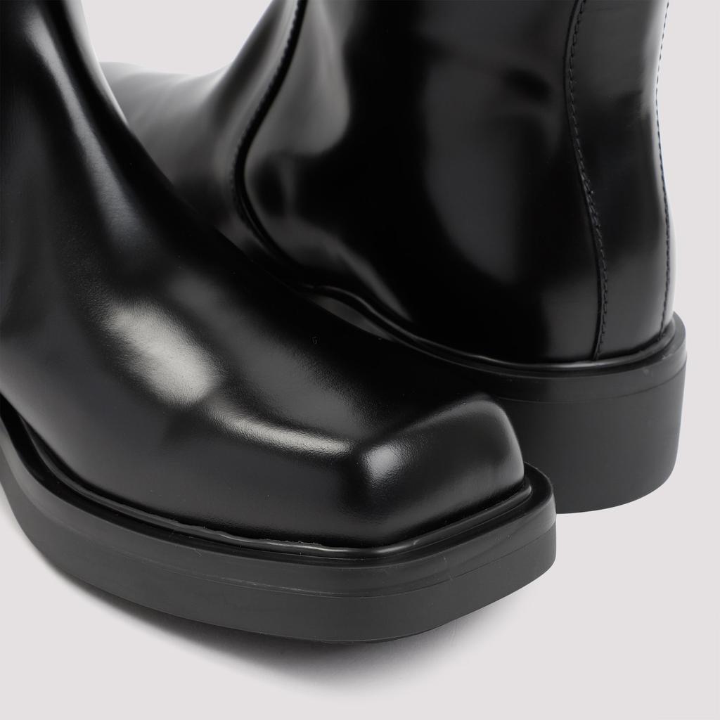 PRADA  LEATHER BOOTS SHOES商品第4张图片规格展示