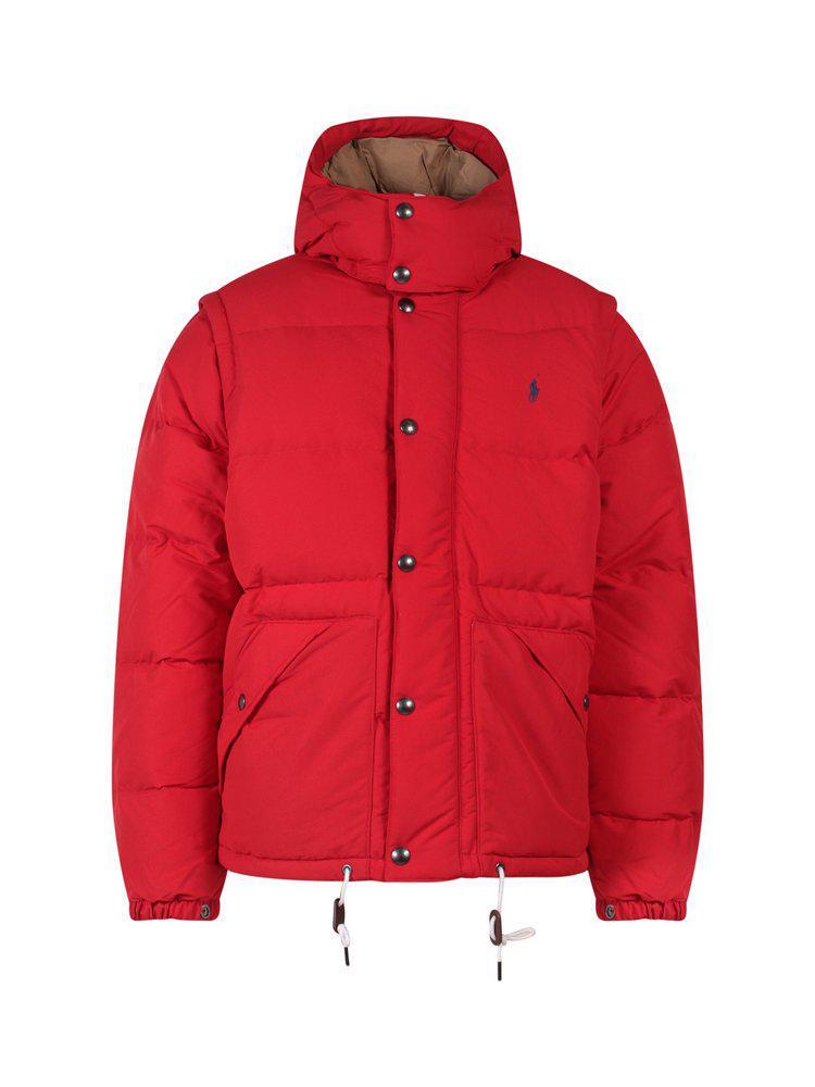 商品Ralph Lauren|Polo Ralph Lauren Drawstring Hooded Padded Jacket,价格¥2937-¥3382,第1张图片