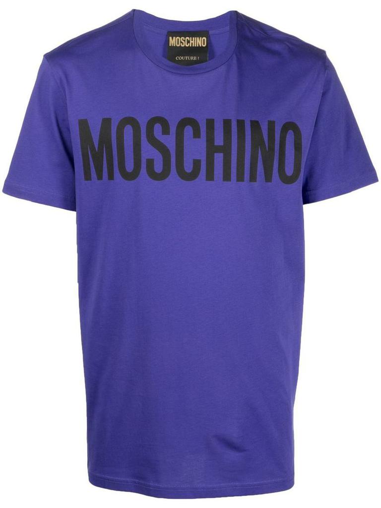 MOSCHINO T-shirt with printed logo商品第1张图片规格展示