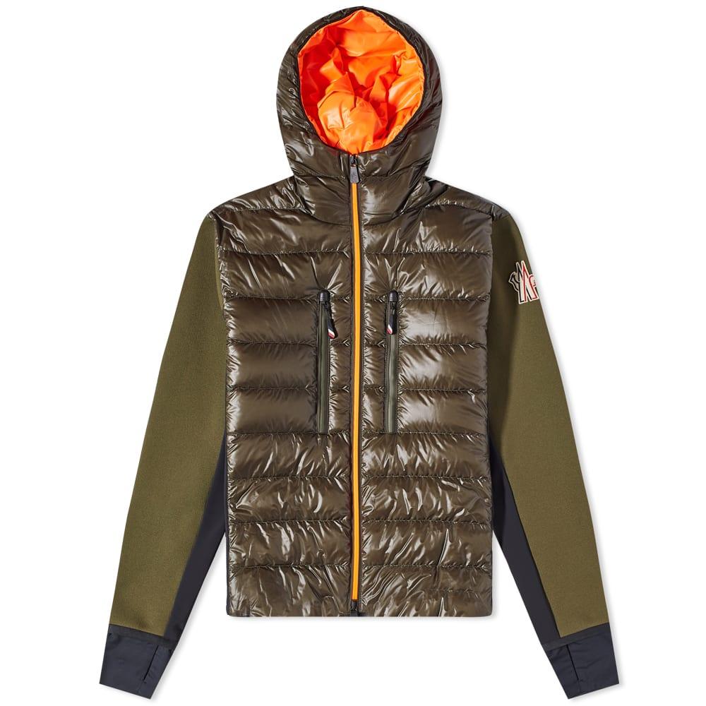 Moncler Grenoble Down Front Hooded Knit Jacket商品第1张图片规格展示