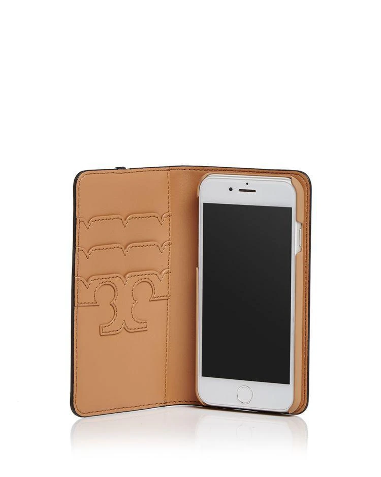 商品Tory Burch|Parker Leather Folio iPhone 7 Case,价格¥514,第2张图片详细描述