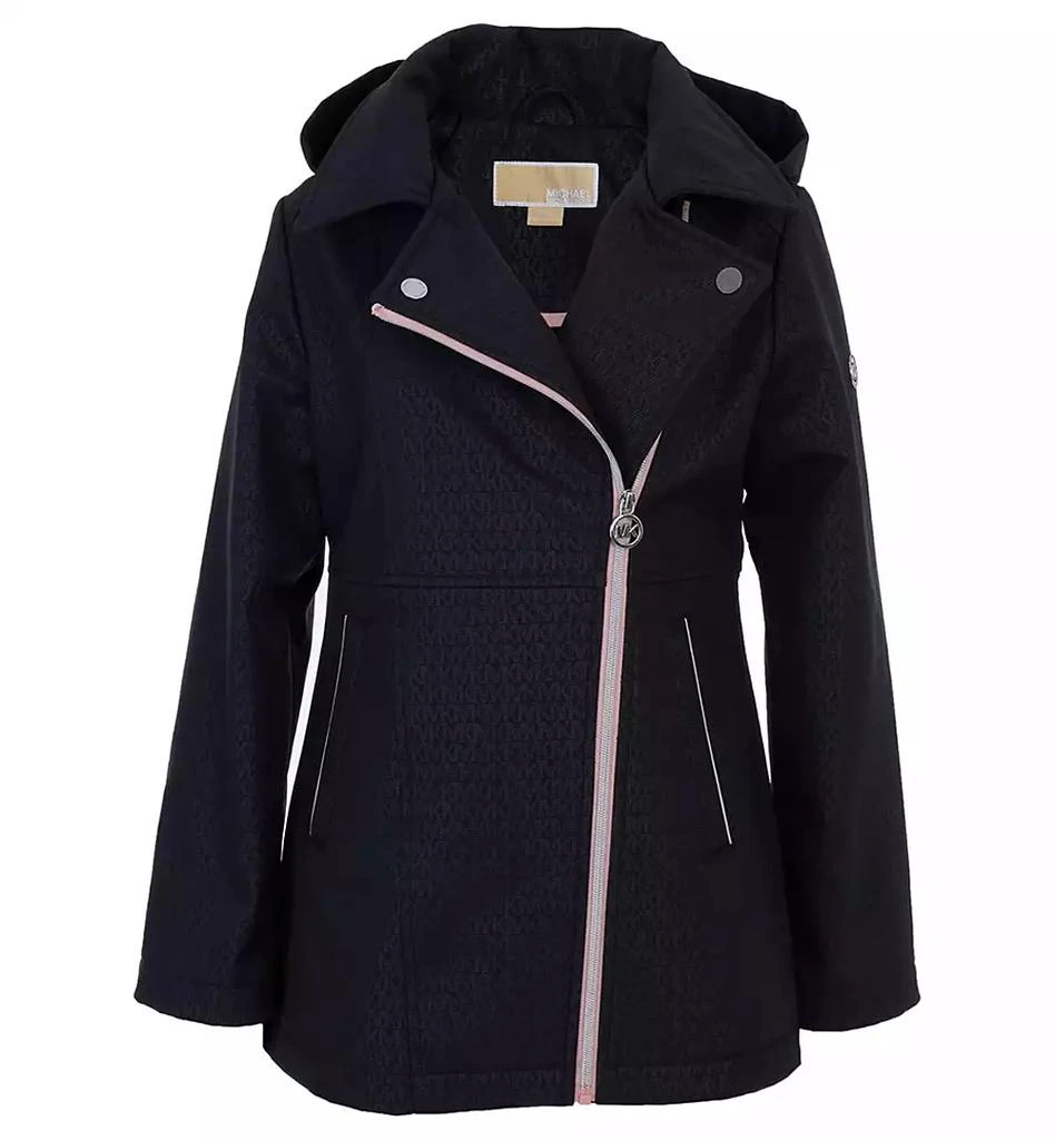 商品Michael Kors|Big Girls Asymmetric Zip Softshell Jacket,价格¥576,第1张图片