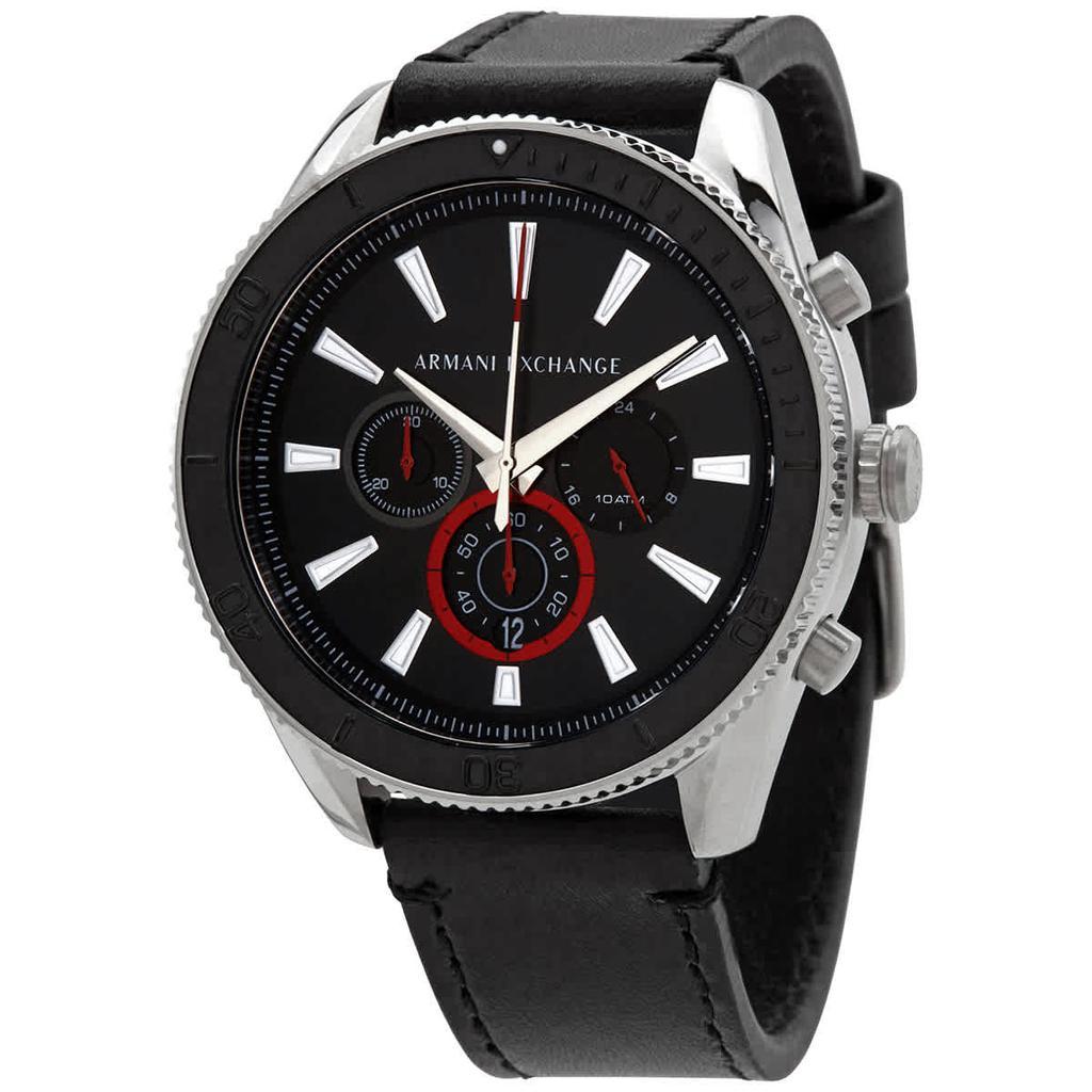 商品Armani Exchange|Armani Exchange Chronograph Quartz Black Dial Mens Watch AX1817,价格¥619,第1张图片