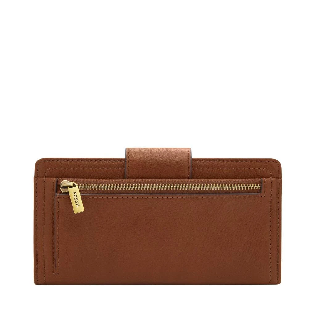 商品Fossil|Logan Leather Tab Clutch,价格¥594,第2张图片详细描述