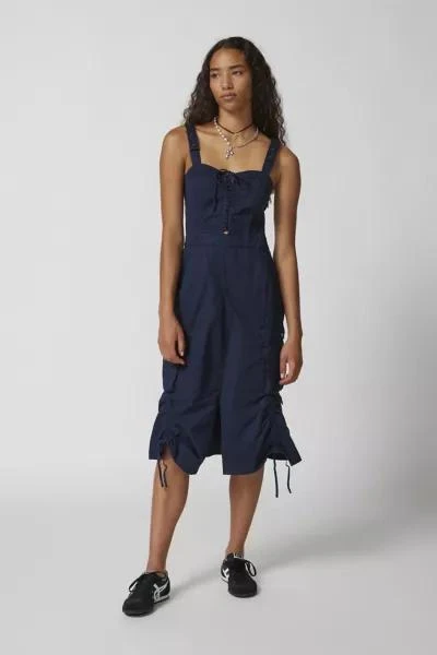 商品Urban Outfitters|UO Libby Ruched Midi Dress,价格¥152,第1张图片