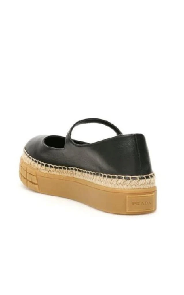 商品Prada|Platform Mary Janes Leather Shoes,价格¥6998,第4张图片详细描述