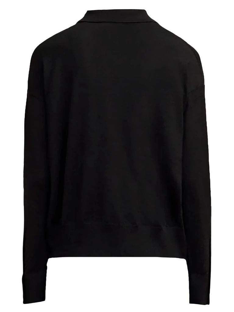 商品AMI|Black Wool Cardigan,价格¥3149,第2张图片详细描述