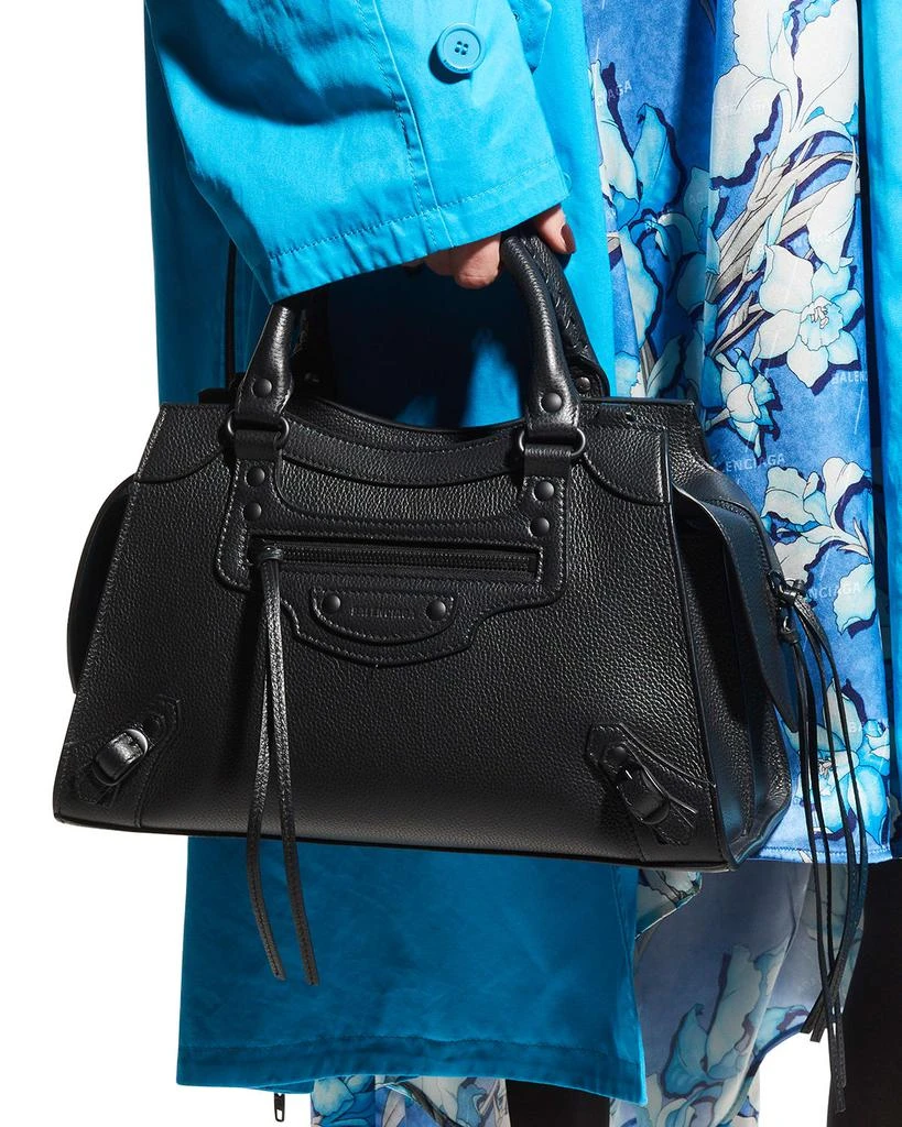 商品Balenciaga|Neo Classic City Small Grained Calf Satchel Bag,价格¥20301,第3张图片详细描述