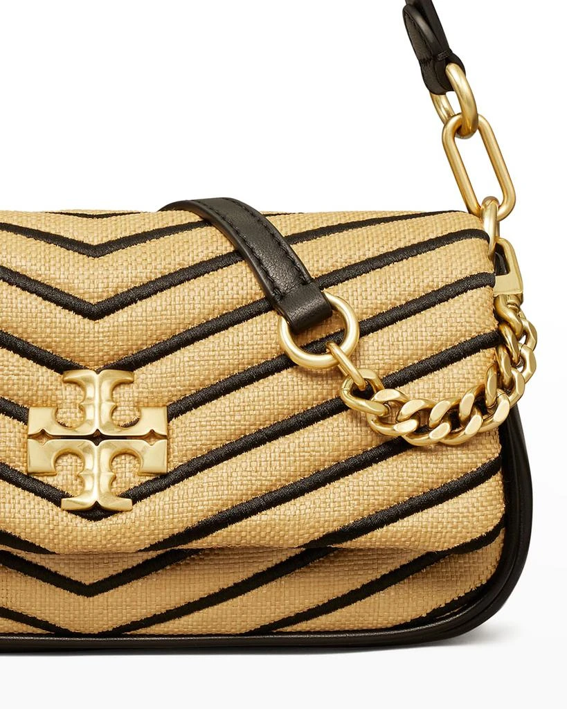 商品Tory Burch|Kira Small Chevron Straw Shoulder Bag,价格¥2146,第5张图片详细描述