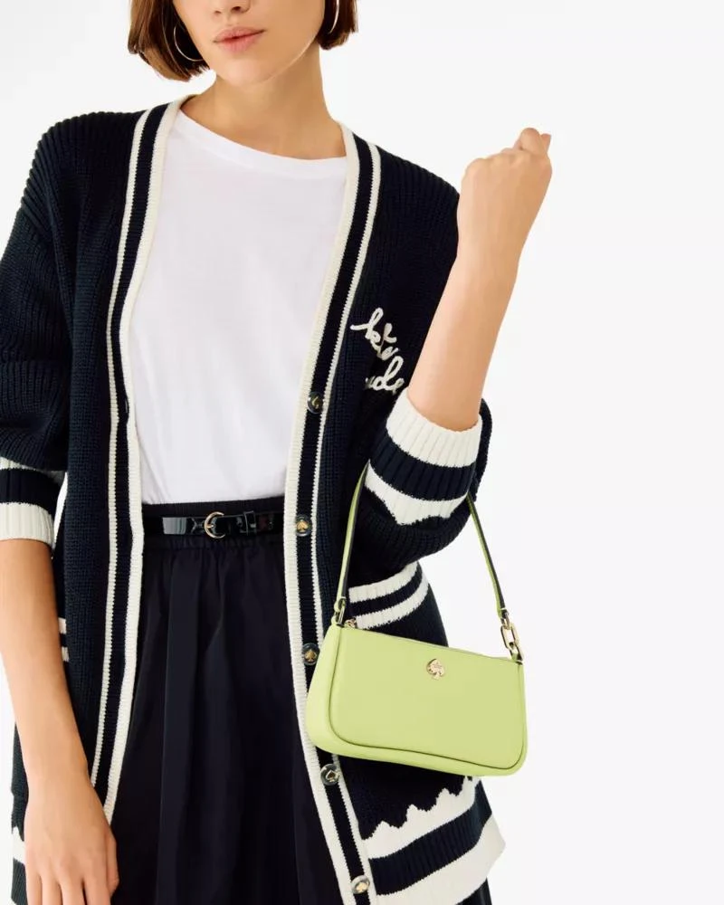 Kayla Woven Leather Convertible Wristlet 商品