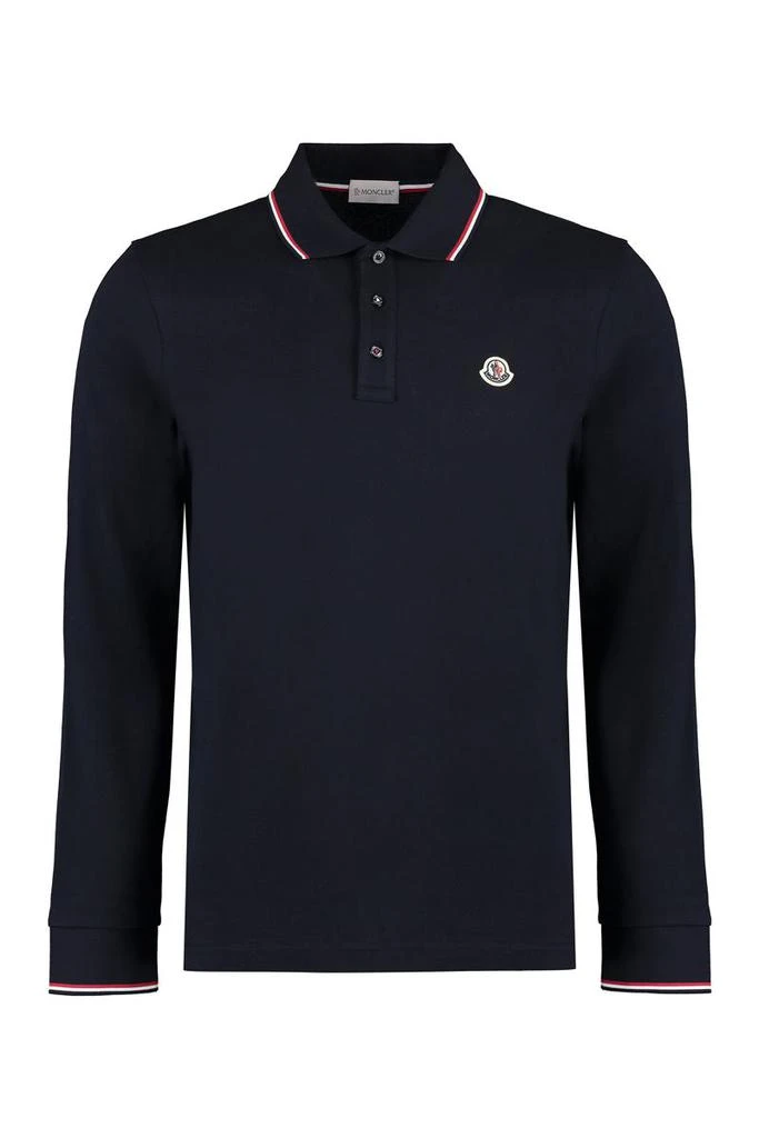 商品Moncler|MONCLER COTTON-PIQUÉ POLO SHIRT,价格¥2313,第1张图片