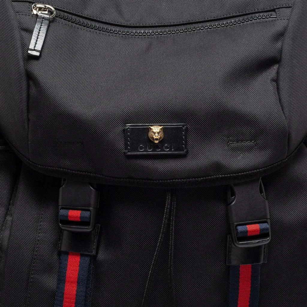 商品[二手商品] Gucci|Gucci Black Nylon Techpack Backpack,价格¥5423,第5张图片详细描述