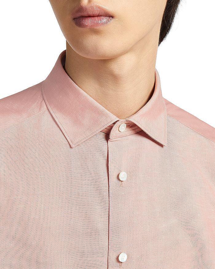 商品Zegna|Crossover Cotton Blend Shirt,价格¥4310,第3张图片详细描述