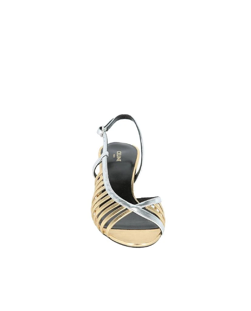 商品Celine|Sharp Two-Tone Strappy Sandals,价格¥3563,第4张图片详细描述
