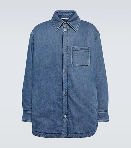 商品Valentino|Embroidered padded denim overshirt,价格¥16094,第1张图片