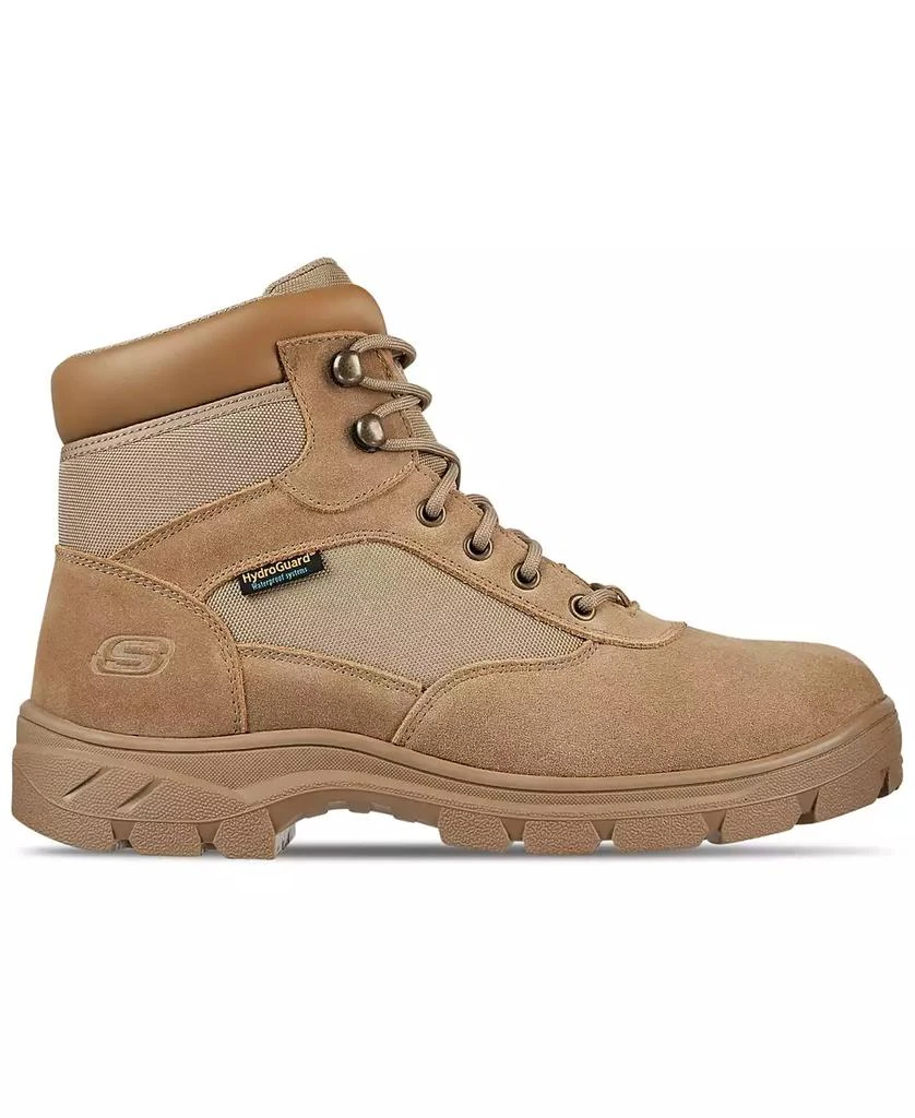 商品SKECHERS|Men's Work - Wascana Waterproof Military Tactical Boots from Finish Line,价格¥626,第2张图片详细描述