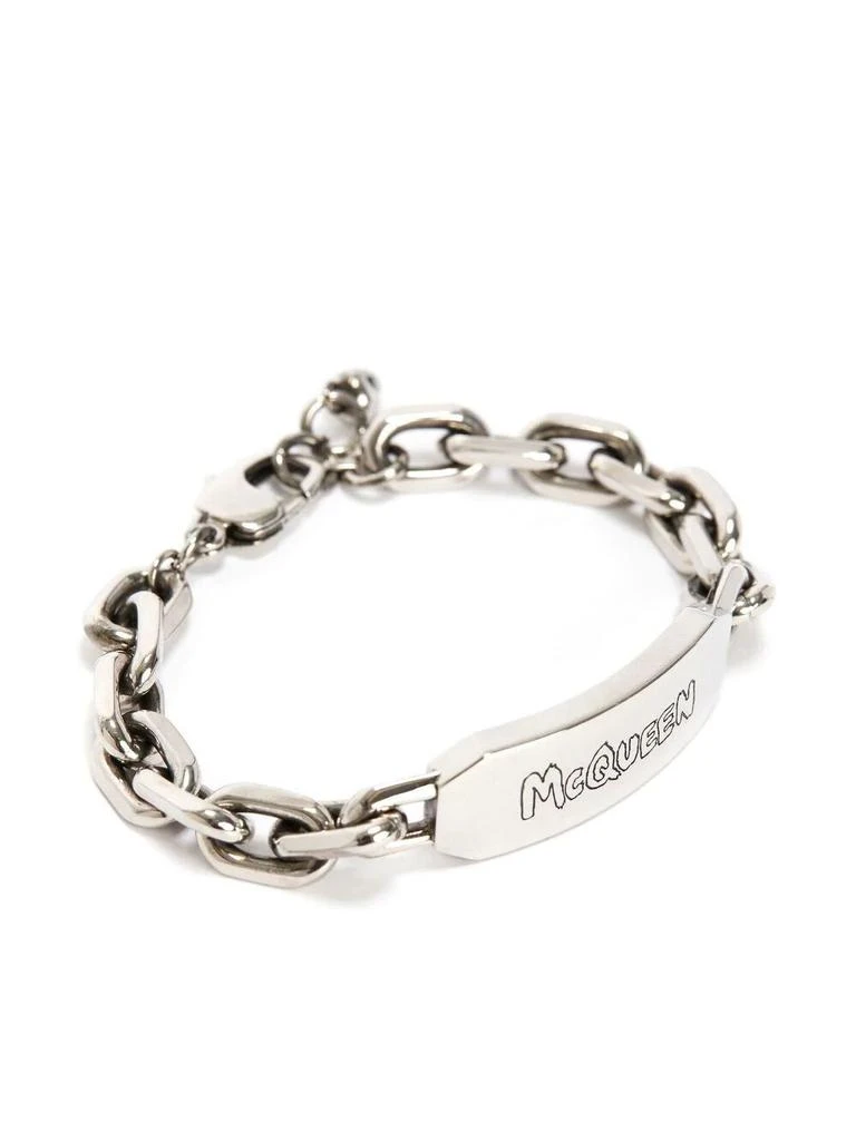 商品Alexander McQueen|Mcqueen graffiti tag bracelet,价格¥1176,第3张图片详细描述