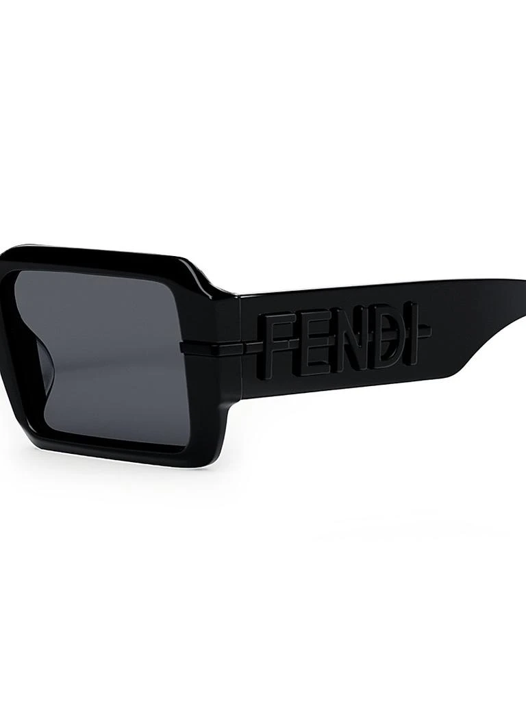 商品Fendi|O'Lock Fendigraphy 52MM Rectangular Sunglasses,价格¥3660,第3张图片详细描述