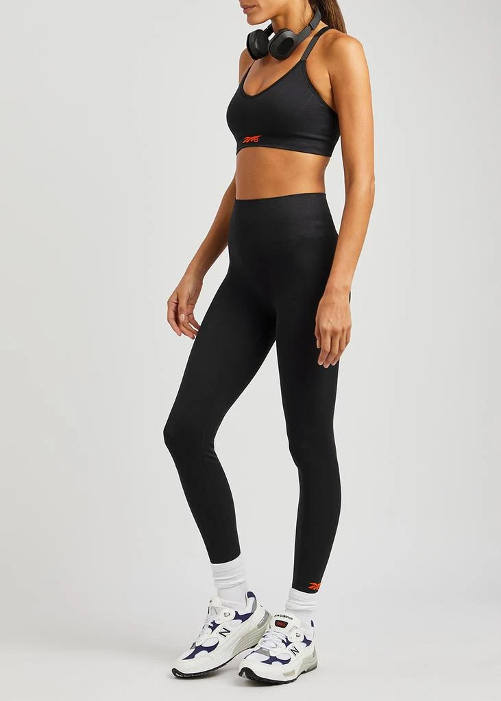 商品Reebok|Seamless logo stretch-jersey bra top,价格¥695,第4张图片详细描述