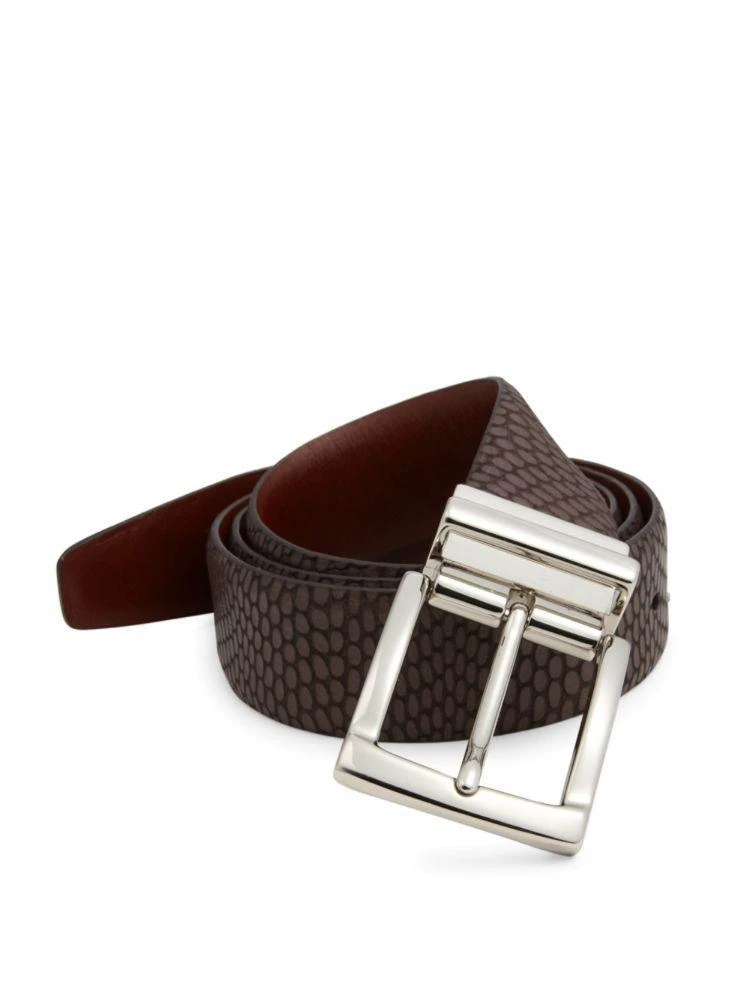 商品Saks Fifth Avenue|COLLECTION Iguanna Embossed Leather Belt,价格¥399,第1张图片