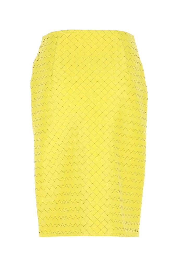商品Bottega Veneta|Bottega Veneta Intrecciato Leather Pencil Skirt,价格¥31009,第2张图片详细描述