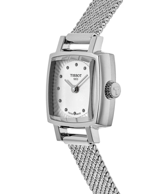 商品Tissot|天梭乐爱小巧放盘石英钢带手表女表,价格¥2258,第2张图片详细描述