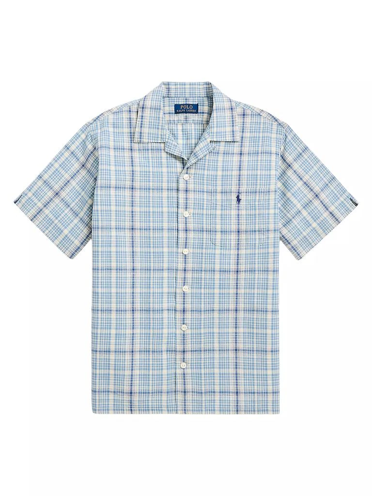 商品Ralph Lauren|Rustic Plainweave Plaid Sport Shirt,价格¥432,第1张图片