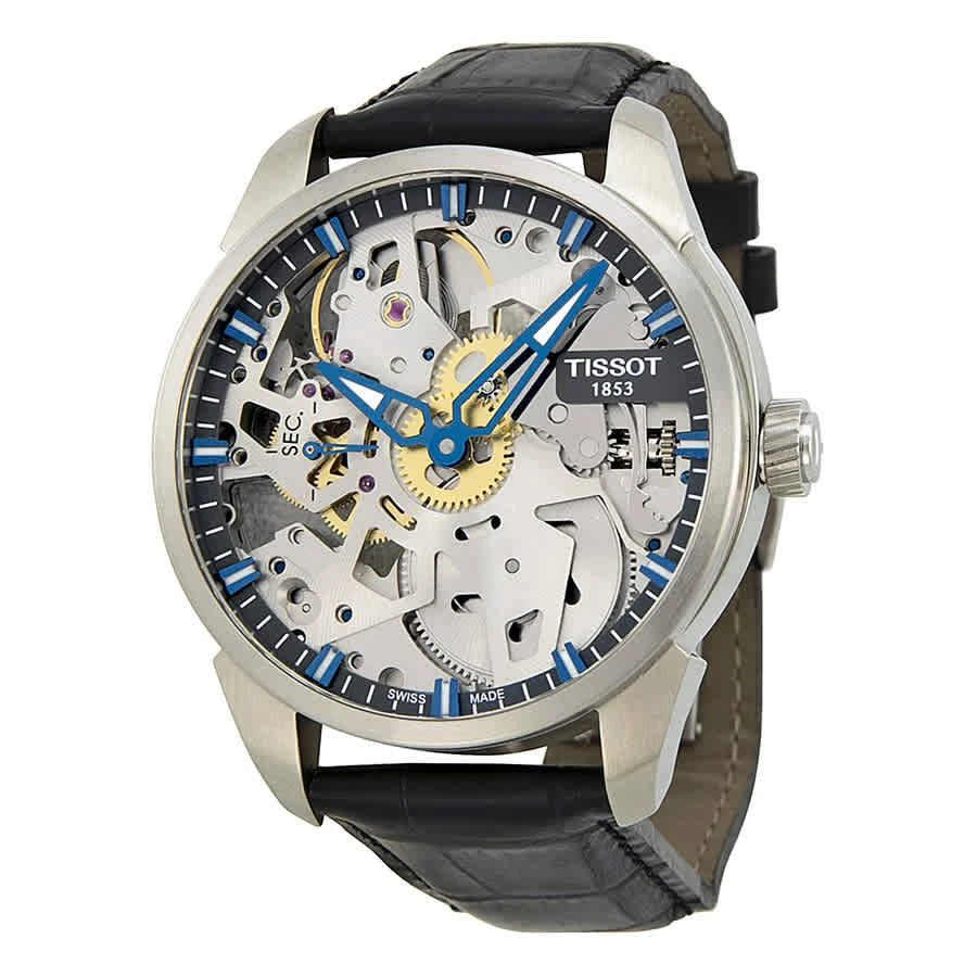 商品Tissot|T-Complication Squelette Men's Watch T0704051641100,价格¥10411,第1张图片