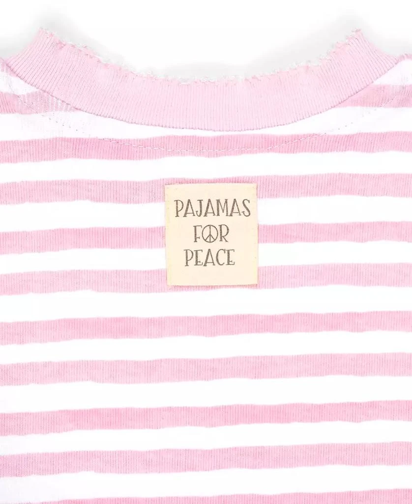 商品Pajamas for Peace|Petal Stripe Baby Boys and Girls 2-Piece Pajama Set,价格¥199,第3张图片详细描述