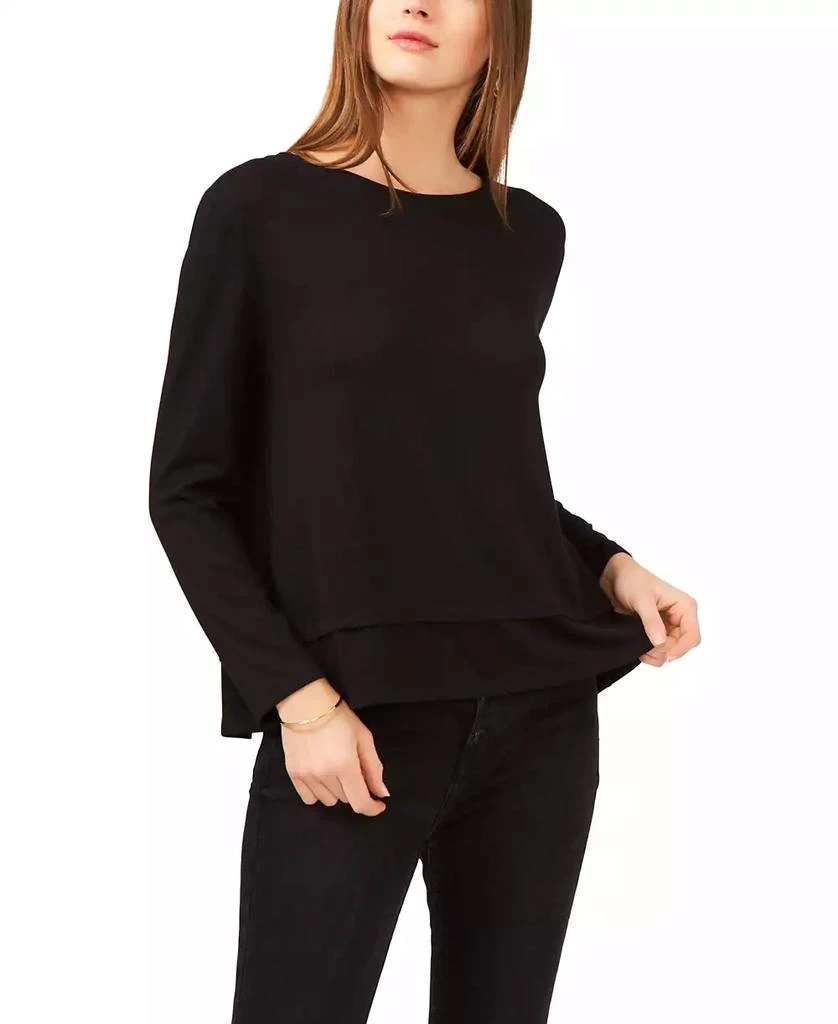 商品1. State|Women's Long Sleeve Tie Back Cozy Knit Top,价格¥359,第1张图片