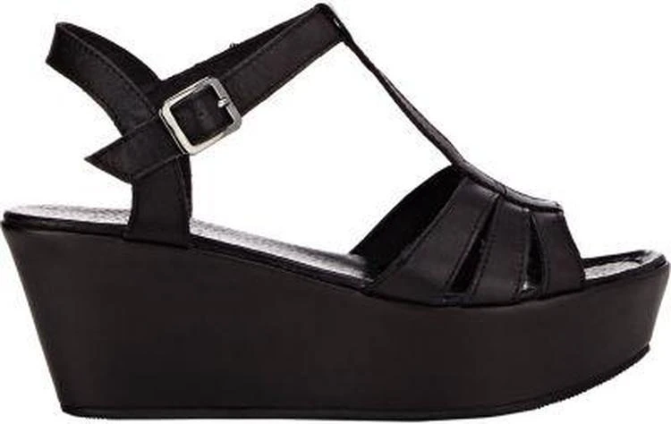 商品Barneys New York|T-Strap Platform Wedge Sandals,价格¥961,第1张图片