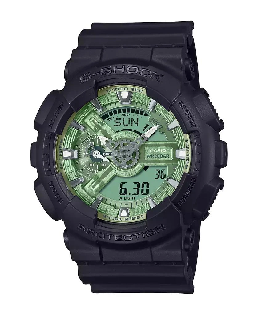 商品G-Shock|Men's Analog Digital Black Resin Watch, 51.2mm, GA110CD-1A3,价格¥973,第1张图片