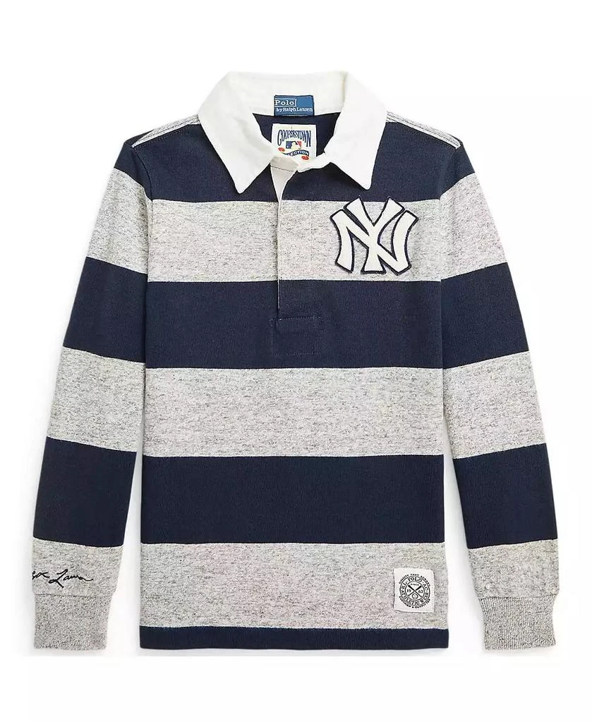 商品Ralph Lauren|Big Boys Yankees Rugby Shirt,价格¥751,第4张图片详细描述